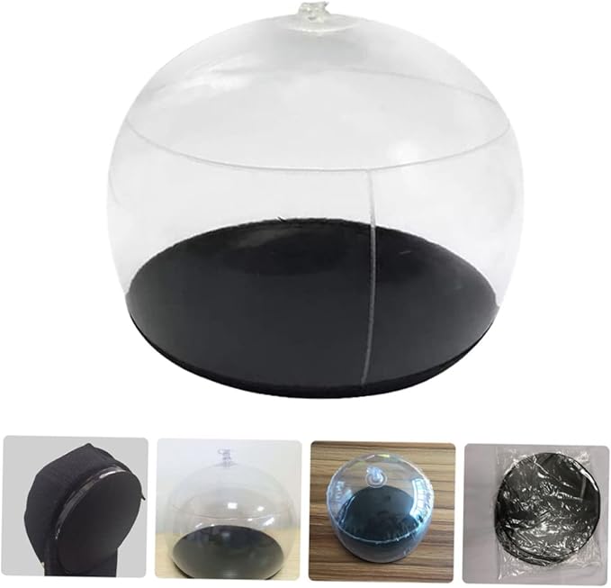 NUOBESTY 1PC Inflatable PVC Hat Holder Anti Folding Leisure Cap Support Blow Up Hat Shaper for Fitted Caps Pressing Form for Storage and Display