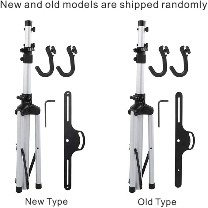 Triangle Bike Hanging Rack, Adjustable Repair Display Stand for Road Bike Parking