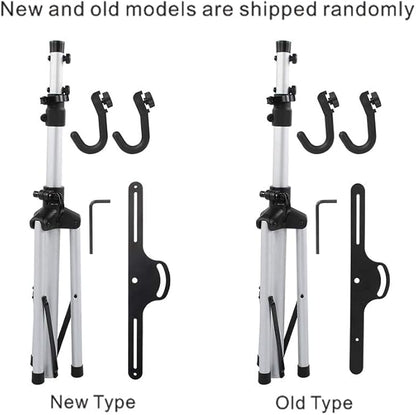 Triangle Bike Hanging Rack, Adjustable Repair Display Stand for Road Bike Parking