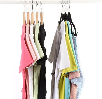 MANZOO Velvet Pants Skirt Hangers with Clips -Black Women Clothes Hanger Set for Pant Suit Shirt Felt Coat Dress, Premium Non Slip Heavy Duty Space Saving Slim Clothing, 16.7" Long, Black, Pack of 20
