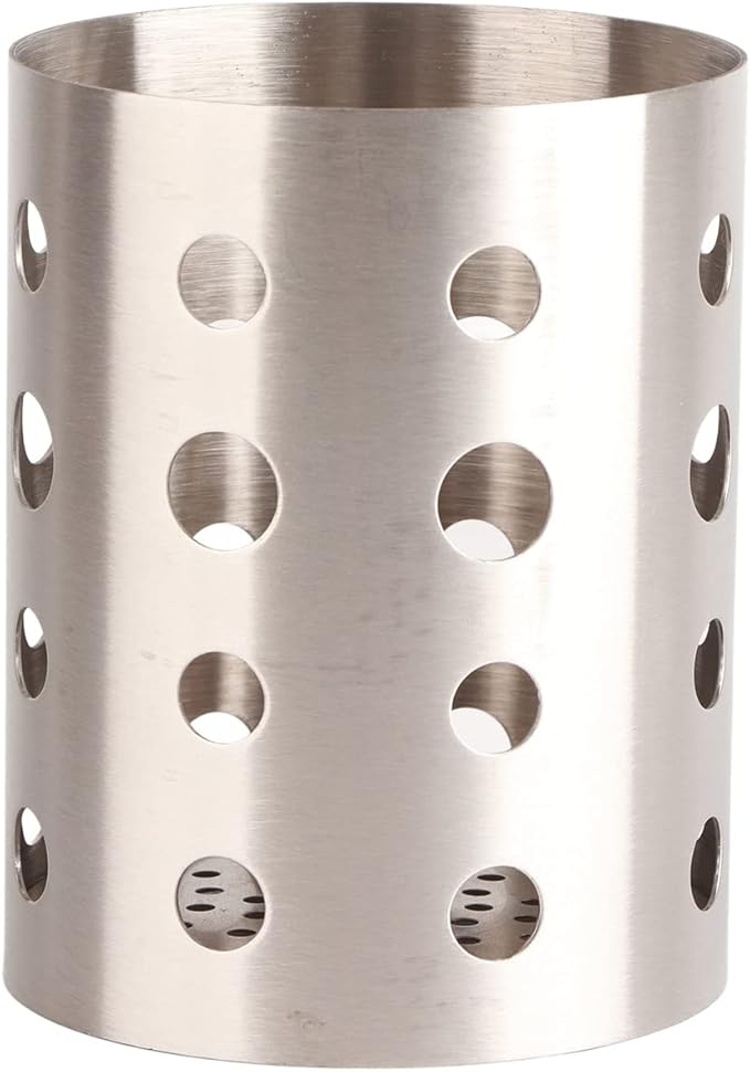 Cutlery Rack, 304 Stainless Steel Utensil Holder Sturdy Drainer Basket Utility Utensil Drying Rack Drying Rack for Countertop M