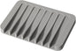 Urbanstrive Soap Dish Shower Waterfall Soap Tray Soap Saver Soap Holder for Bathroom, Kitchen, Counter Top, Flexible Silicone, Keep Soap Bars Dry, Easy Cleaning (Grey)