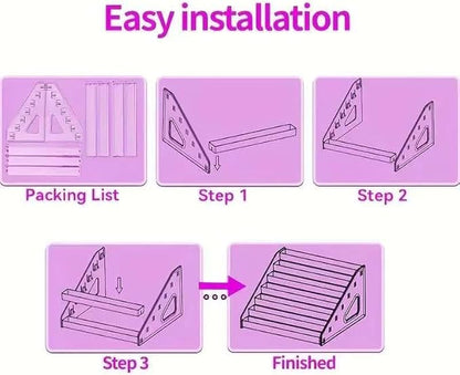 Nail Polish Rack, 7 Layers Clear Plastic Nail Polish Storage Organizer Display, Freestanding Makeup Caddy for Sunglasses, Cosmetics (7 Layers)