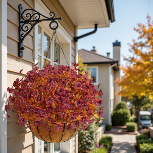 Alupssuc 24 Bundles Artificial Fall Flowers, UV Resistant Faux Mums Porch - Image 5