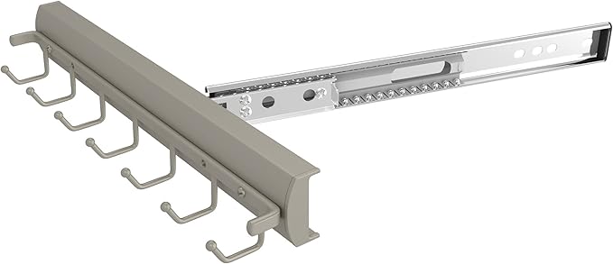 Sidelines Premier Pullout Swivel Belt Rack for Custom Closet Systems