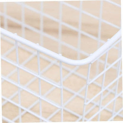 ULTECHNOVO Cabinet Storage Basket Door Hanging Organizer Rack for Kitchen Bathroom Office