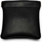 PU Leather Jewelry Travel Bag Leather Jewelry Pouch Christmas,Wedding Party Favor Gift Bag (S, Black)