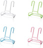 2 pcs Shoe Organizer Rack Space Saving Hanging Design for Bedroom Closet Entryway Material for Drying Shoes Pink