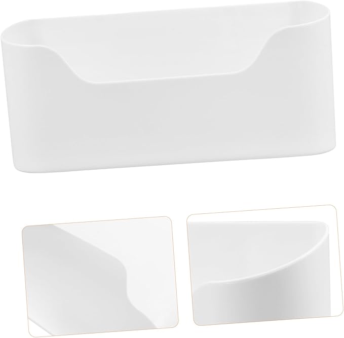Cabilock 2pcs Adhesive Cabinet Door Organizer Wall-mounted Makeup Storage Box under Cabinet Organizer for Kitchen Accessories