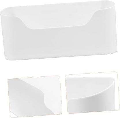 Cabilock 2pcs Adhesive Cabinet Door Organizer Wall-mounted Makeup Storage Box under Cabinet Organizer for Kitchen Accessories