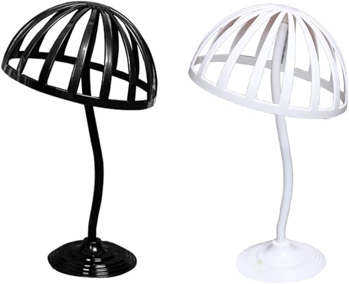A Freestanding Wigs Hat Cap Storage Display Holder Rack Dryer Stand Organizer Mannequin for Head Model