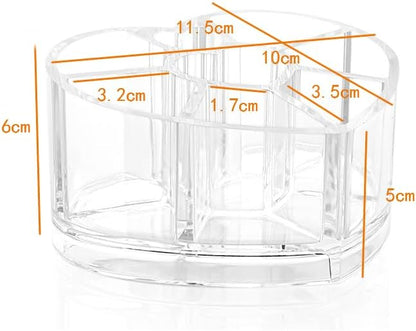 Kamay's Acrylic Makeup Brush Holder, Heart Shape Acrylic Cosmetic Organizer Can Be Used As Cosmetic Storage, Lip Tips Holder/Box SF-1057
