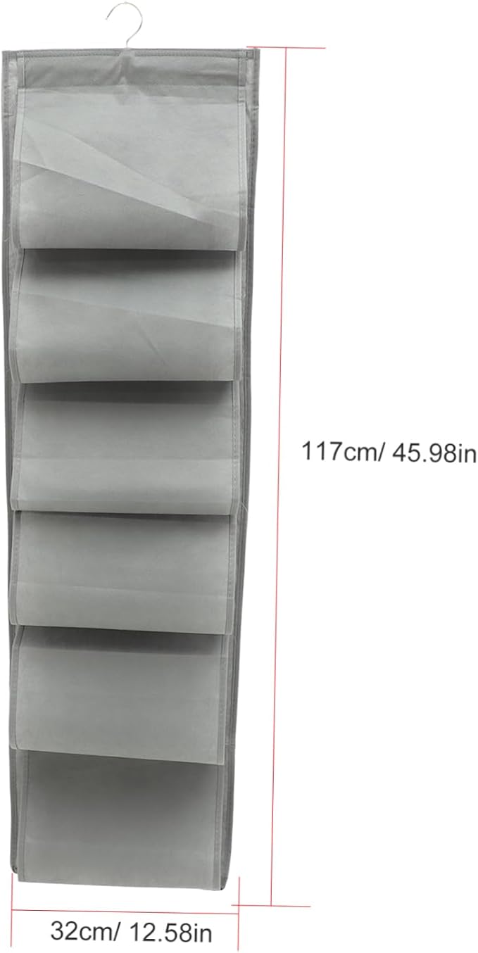 OUNONA Shoe Organizer for Closet Hanging Storage Bag Dorm Storage Organizer Space Saver