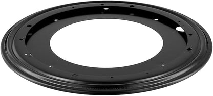 4 Pack 12 inch Black Round Lazy Susan Hardware, 5/16” Thick Turntable Thick Lazy Susan Base, Rotating Bearing Plate for Serving Tray, Table, Kitchen