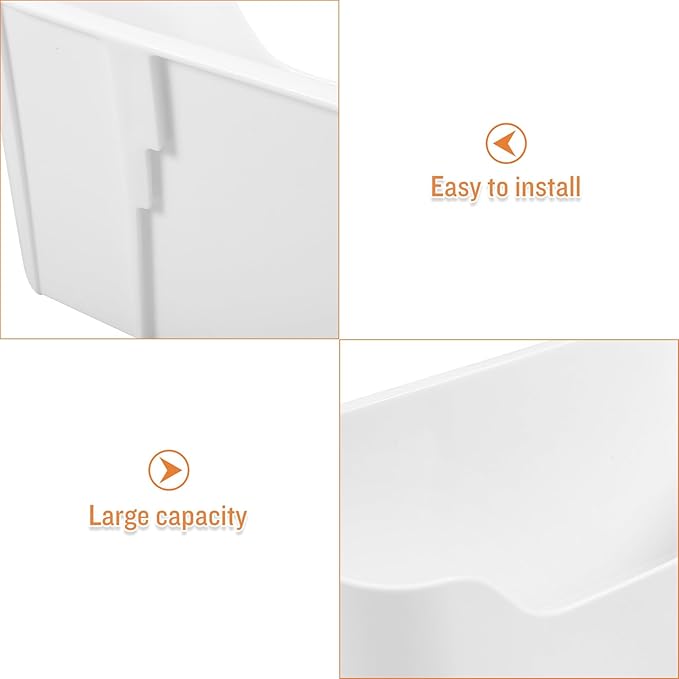 OSALADI 2pcs Adhesive Cabinet Door Organizer Wall-mounted Storage Holder for Kitchen Bathroom Office Compact Space-saving DIY Organizer No Drilling Needed Easy Installation