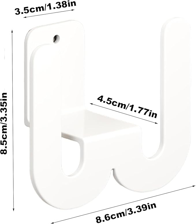 Slipper Hook Hanger - Slipper Storage Organizer Hanger, Wall Mounted Shoe Rack | Perforation- Wall Mounted Storage Hooks for Hallway, Living Room, Shoes Slipper Holder Storage Organizer