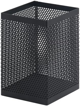 Comix Mesh Pen Holder Desk, Wire Pencil Holder with Foam Pad and Non-Slip Bottom Office Supplies Desk Organizer for Home Office School, 1 Pack by Comix