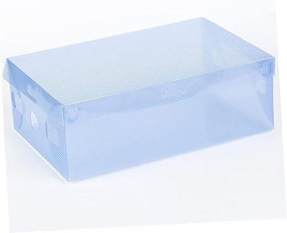 Ciieeo 7pcs Cardboard Shoe Boxes Lids Storage Boxes for Organizing Shoes Plastic Storage Foldable Stackable Household