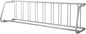 BestEquip 111" Length Floor Bike Rack, 9 Holders All-Steel Grid Bike Rack, Single-Side Storage Stand for Garages Streets Yards