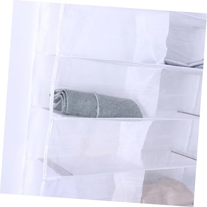 over The Door Shoe Organizer Space Saving Hanging Rack for Shoes Slippers and Accessories Closets and Spaces White