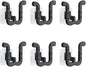 6Pcs Self-Adhesive Wall Slipper Rack Durable Foldable No-Drill Installation for Door Cupboard Bathroom Kitchen Home Organizer Water-Resistant
