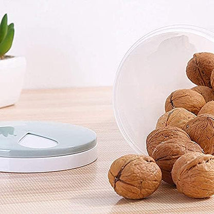 2 Pcs 2L Tall Clear Spaghetti Pasta Storage Container with Adjustable Lid,Multi- Plastic Kitchen Food Storage Jar, Blue,Green