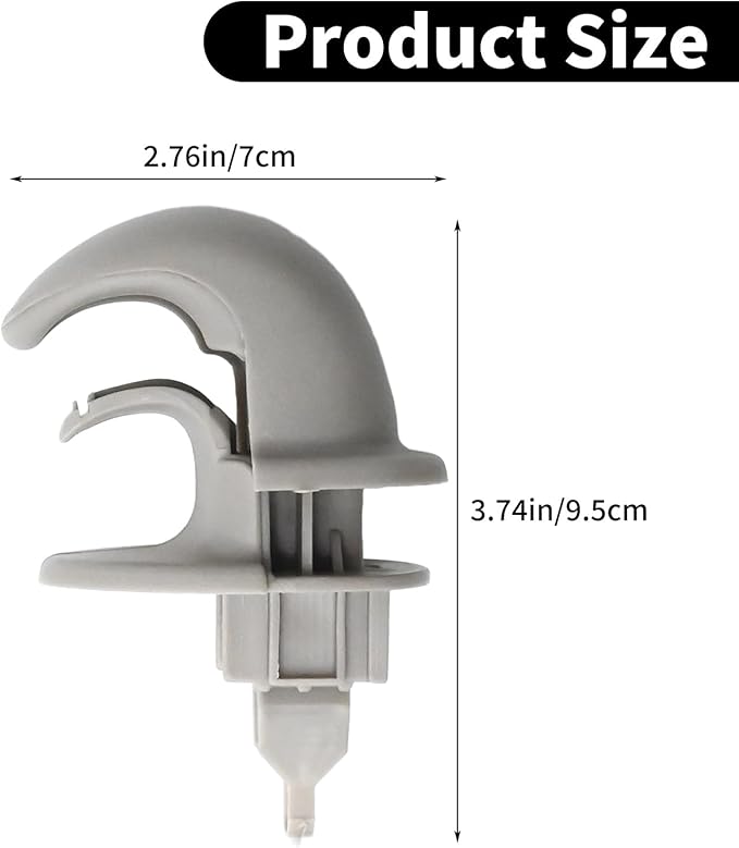 5HT25TL2AD 2 Pack Interior Coat Hook Clothes Hanger, Replacement for Dodge Ram 1500 2002-2005, Replacement for Dodge Ram 2500 3500 2003-2005, Replace 5HT25TL2AD 5HT25TL2AB
