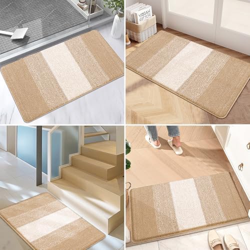 Kitinjoy Indoor Outdoor Door Mat, 48x32 Non-Slip Dirt Trapper Doormats - Image 6