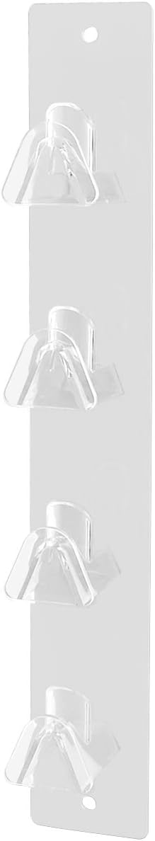 Marketing Holders Sunglasses Holder 4 Pair Wall Mount With Hardware Department Stores Fashion Retailers Malls Sports and Recreational Facilities Shopping Centers Low Maintenance White Acrylic