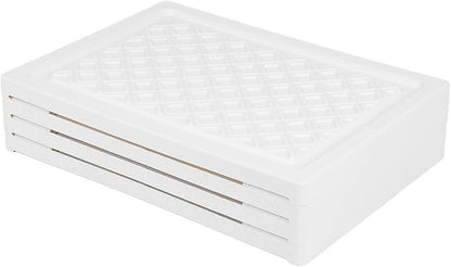 Zerodis Boot Shoe Boxes Box Multi Layer Foldable Shoe Organizer with Magnetic Door for Organizing Shoes Shoe Storage Box Stackable Plastic Shoe (3 Tier)