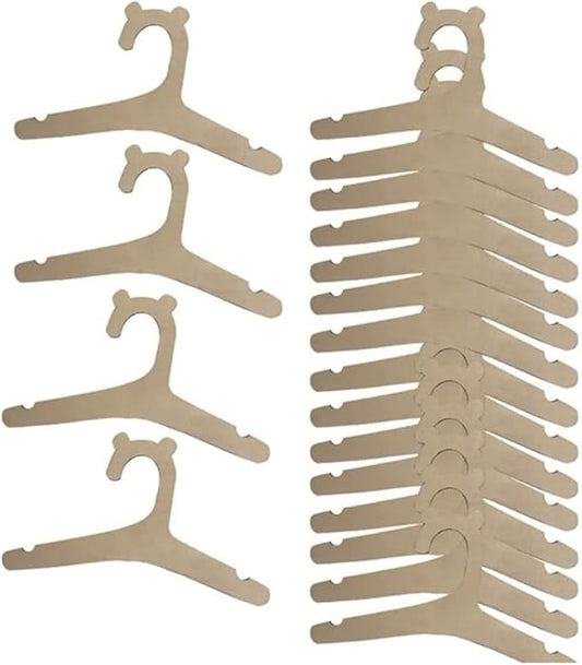 Newborn Hangers for Baby Clothes,Baby Children Wooden Hangers for Clothes Hangers - 30 Pcs Set (9 inches)