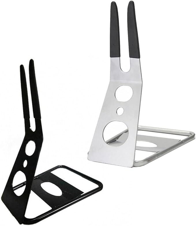Bike Kickstand Non-Slip Display Bike Stand Foldable Metal Parking Rack Silver Non-Slip Rack Foldable Stand Portable Mountain