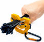One Touch Cable Tie Holder/Zip Tie Organizer (Yellow)
