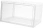 Shoe Storage Box with Dustproof Design, Sturdy Buckle-connected Shoe Organizer for Sneakers and Boots, Stackable Plastic Container for Home Closet Organization