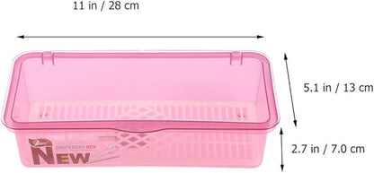 Silverware Organizer Utensil Holder,Cabilock Utensil Holder For Countertop With Lid,Plastic Cutlery Drawer Organizer For Drawer,Silverware Organizers Flatware Organizer For Kitchen(Random Color)
