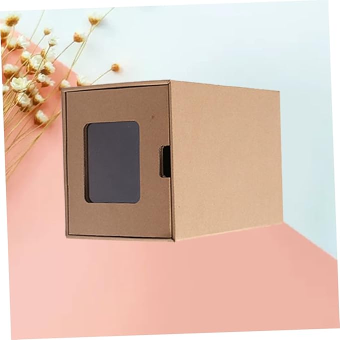 Cabilock Thickened Paper Drawer-type Shoe Storage Box for Women Stackable Organizer for High Heels and Accessories for Home Use and Closet Organization
