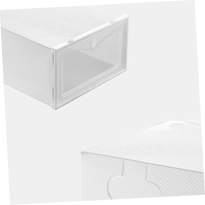 24pcs Thicken Shoe Storage Box Transparent Shoes Case Space-saving Organizer for Closets Entryways Spaces for Easy Access