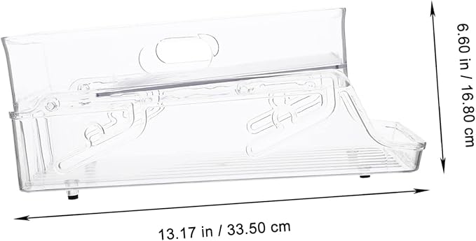 STOBAZA Fridge Organization Beverage Dispenser Double Layer Can Holder Straw Dispenser Kitchen Organizers Drink Organizer