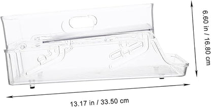 STOBAZA Fridge Organization Beverage Dispenser Double Layer Can Holder Straw Dispenser Kitchen Organizers Drink Organizer