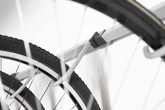 Monkey Bars Wall Bike Rack 2.0 - Stores 3 Bikes - Heavy Duty Bike Wall Mount