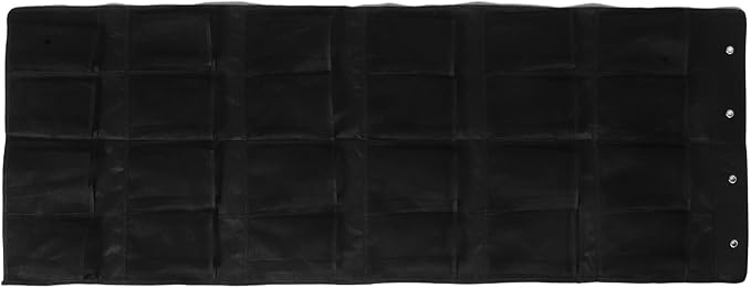 The Door Hanging Shoe Organizer Bag with 24 Mesh Pockets, Black Breathable Mesh Storage Rack for Closet, Wardrobe Organizer Suitable for Home and Apartment Door Storage