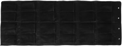 Unomor The Door Shoe Organizer with 24 Mesh Pockets, Hanging Closet Storage Bag, Black Sturdy Mesh, Space-saving Shoe Holder for Bedroom, Dorm, and Office Use