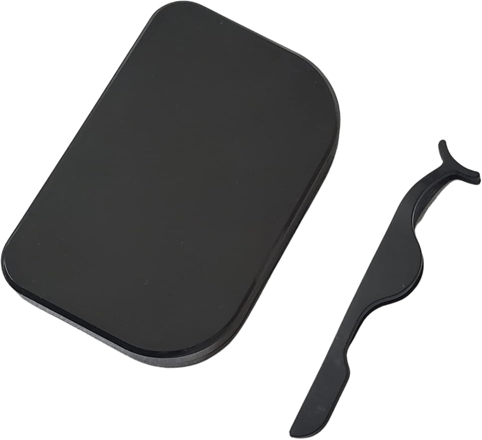 Coiffure Extensions Three Tier Magnetic Eyelash Storage Case With Mirror And Tweezer: Holder, Travel Case, Organizer