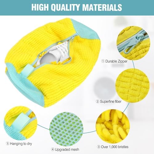 Shoe Washing Machine Bag, Shoe Laundry Bag for Washer and Dryer - Image 3