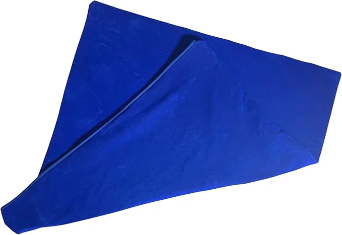 Velvet Blue Anti Tarnish Silver Jewelry Storage Bag, 28x28 inches, Zippered, Square, Airtight Protection, 784 sq. in., 1 Set