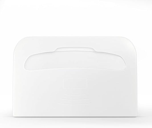 Commercial Toilet Seat Cover Dispenser Wall Mount, White Half-Fold Toilet Seat Cover Holder for Bathroom/Restroom