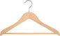 NAHANCO Executive Collection: Wooden Suit Hanger with Bar, 17.5" Natural (Pack of 50)