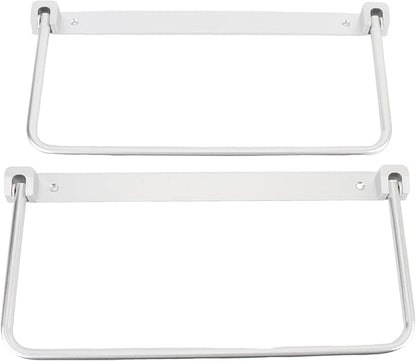 Foldable RV Shoe Rack, Alumiun Alloy Hanging Shoe Storage Shelf for Motorhome Yacht, Wall Mounted Shoe Organizer for RV with Installation Screws, Fitment for RV, Travel Trailer,