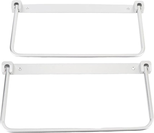 Foldable RV Shoe Rack, Alumiun Alloy Hanging Shoe Storage Shelf for Motorhome Yacht, Wall Mounted Shoe Organizer for RV with Installation Screws, Fitment for RV, Travel Trailer,