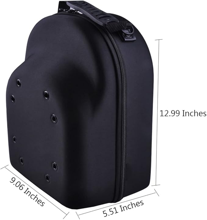 Hat Travel Case, Hat Storage for Baseball Caps, Hat Organizer Box Storage for Cap, Caps Carrier Ball Hat Holder for 6 Caps, Travel Hat Display Carrier Bag